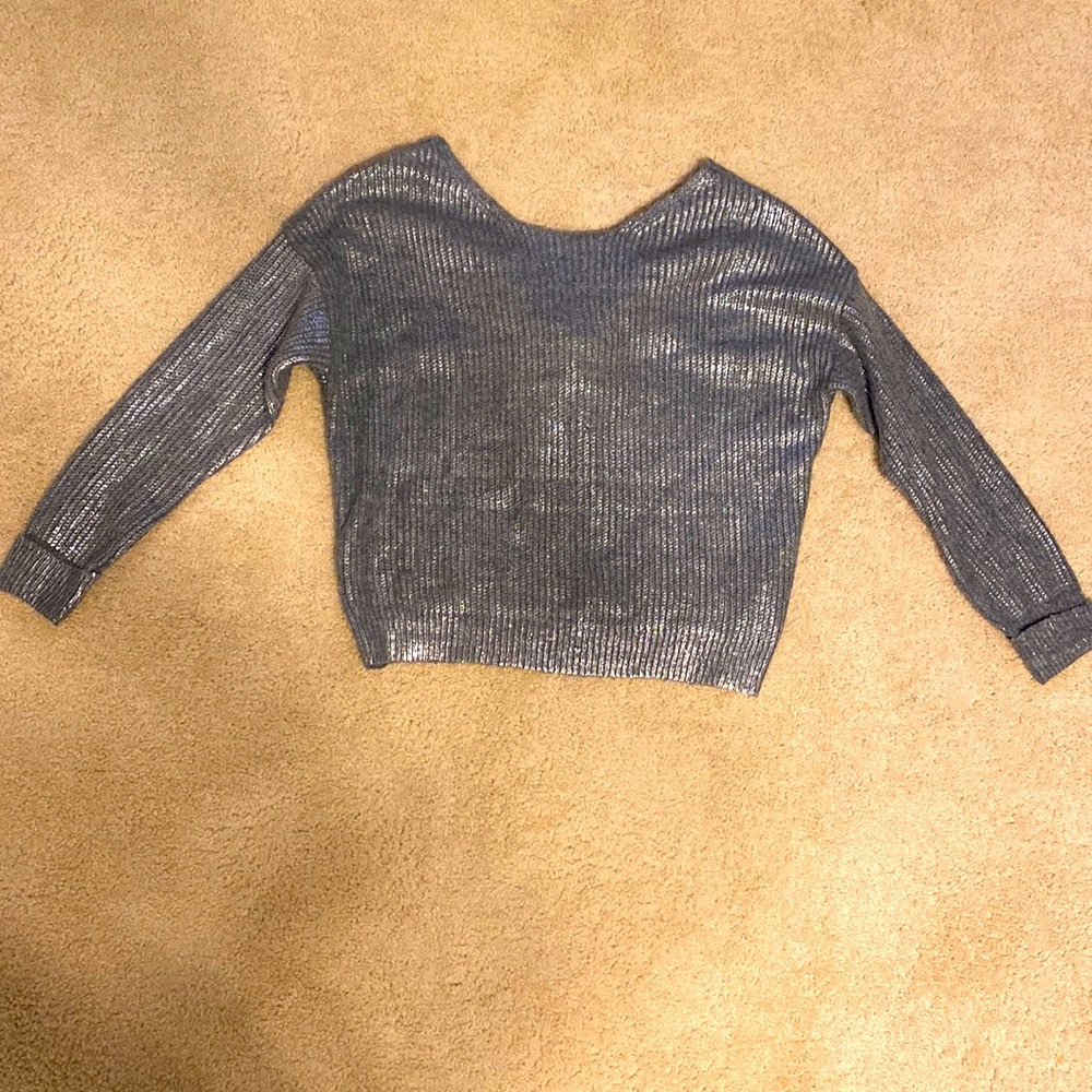 Sparkle knot sweater